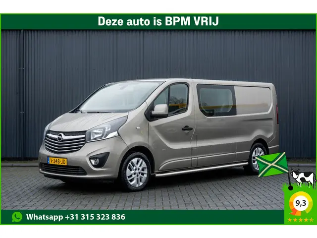 Opel Vivaro 1.6 CDTI L2H1 125PK | DC| Sport | LED | Camera | Cruise | Airco | Euro 6