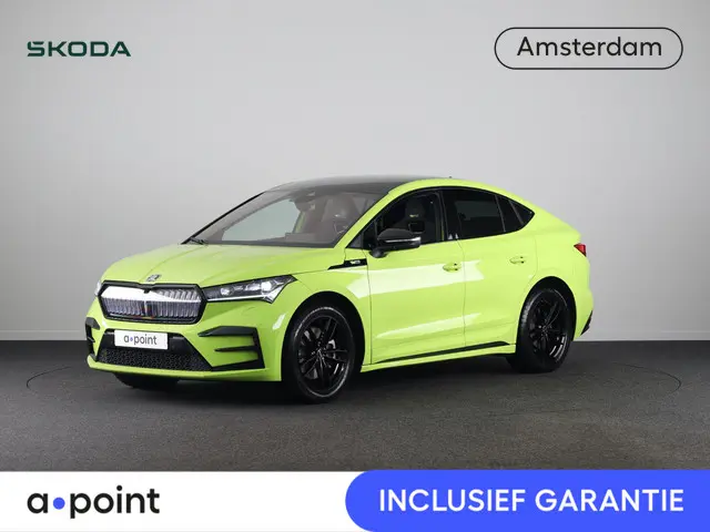 Skoda Enyaq Coupé iV 80 RS 299pk | SoH 93% | Panoramadak | Elektrisch verstelbare stoelen met geheug...