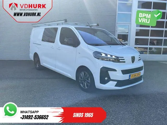 Peugeot Expert 2.0 HDi 180 pk Aut. DC Dubbel cabine LED/ Imperiaal/ Stuurverw./ Carplay/ Navi/ Camer...