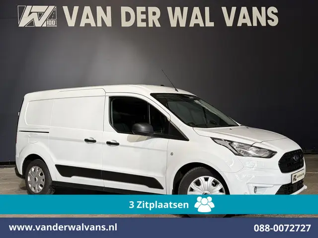 Ford Transit Connect 1.5 EcoBlue 120pk L2H1 Euro6 Airco | 3-Zits | Camera | Navigatie | Apple Carpla...