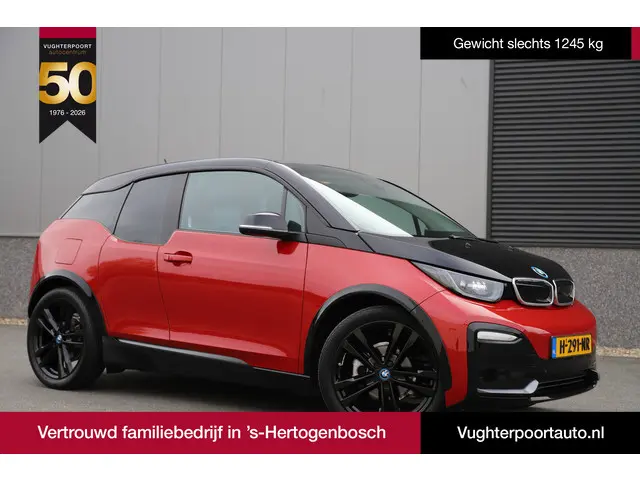 BMW i3 S 184pk Executive 120Ah 42 kWh*Melbourne Red*/Adaptive/W-pomp/Camera/3-fase/20"