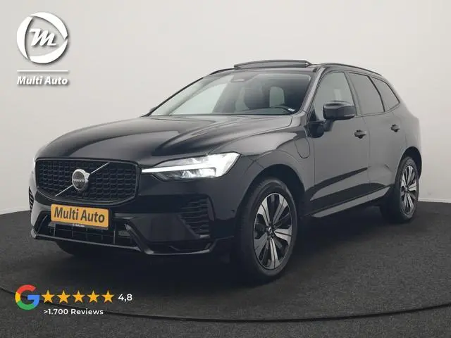 Volvo XC60 T6 PHEV AWD Plus Dark 350pk Dealer O.H | Panodak | Adaptive Cruise | 360 Camera | Lederen...