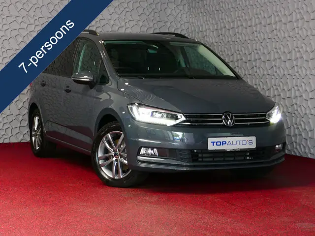 Volkswagen Touran 1.5 TSI 150PK 7P CARPLAY NAVI  CAMERA LED ELEK.KLEP  VIR.COCKPIT DODE.HOEK DET. STOELVERW KEYLESS 7P 7PERS 11/2024 "Volkswagen rijden begint bij Topautos.nl – 75 topmodellen direct op voorraad!"