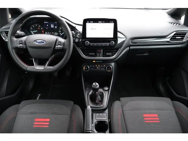 Ford Fiesta 1.0 Hybrid ST-Line 1e Eigenaar | Volledig Onderh | NL-Auto | BTW | Carplay | Navi by app...