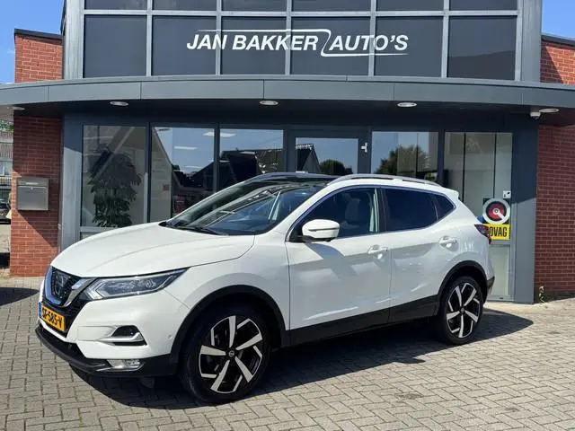 Nissan Qashqai 1.2 Tekna + ✅ Panodak ✅ stoefverw. ✅ Navi ✅ 360' ✅