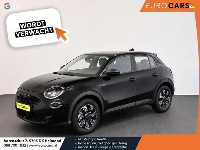 Fiat 600 1.2 Hybrid Icon Wireless CarPlay Stoelverwarming Cruise Control PDC+Camera achter Full  LED...