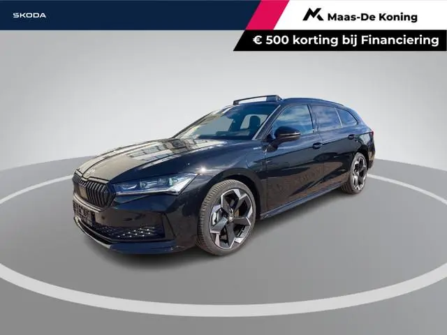 Skoda Superb 1.5TSI 150kW/204PK PHEV Sportline Business · Leder · Panoramadak · Apple/Android Car Pl...