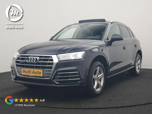 Audi Q5 50 TFSI e quattro Pro Line PHEV 300pk Dealer O.H | Trekhaak Afn. | Panodak | Sportstoelen Ve...