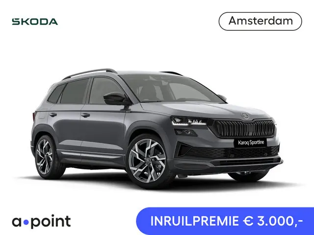 Skoda Karoq Sportline Ultimate 1.5 TSI ACT 150 pk 7 versn. DSG | Wegklapbare Trekhaak | Travel Assis...