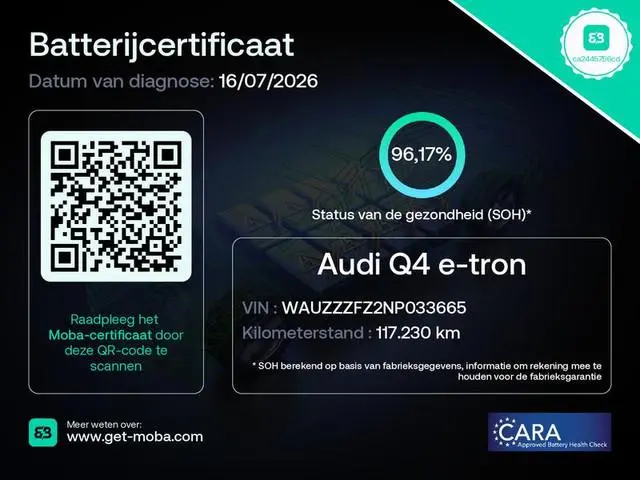 Audi Q4 Sportback e-tron 40 Launch edition Advanced 77 kWh 204 pk | SOH 96,17% | Navigatie | Warmtep...