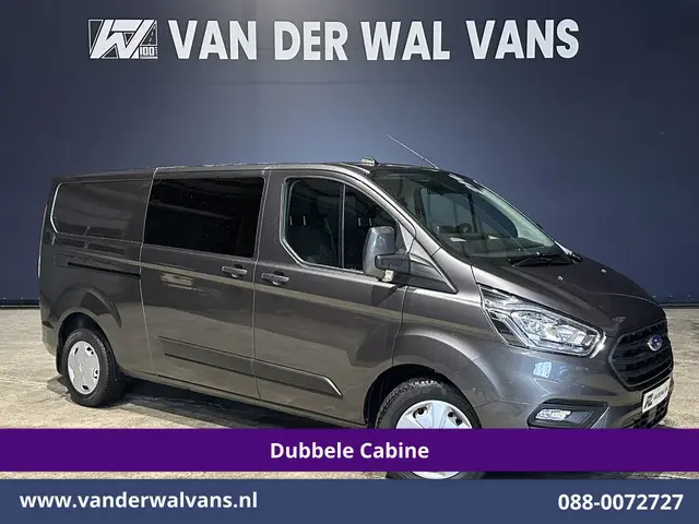 Ford Transit Custom 2.0 TDCI 170pk L2H1 Dubbele Cabine Euro6 Airco | 5-Zits | 2x Zijdeur | Camera |...