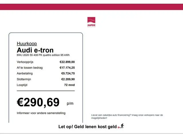 Audi e-tron BWJ 2020 55 408 PK quattro edition 95 kWh SOH 91,3% | 20" LMV | CRUISE | CLIMA | CARPLAY...
