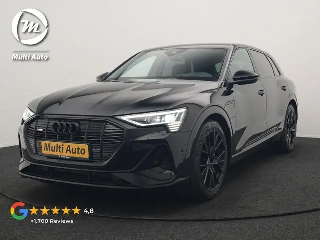 Audi e-tron 50 Quattro Black Edition 313pk Dealer O.H. | Luchtvering | Trekhaak | Camera | Head Up |...