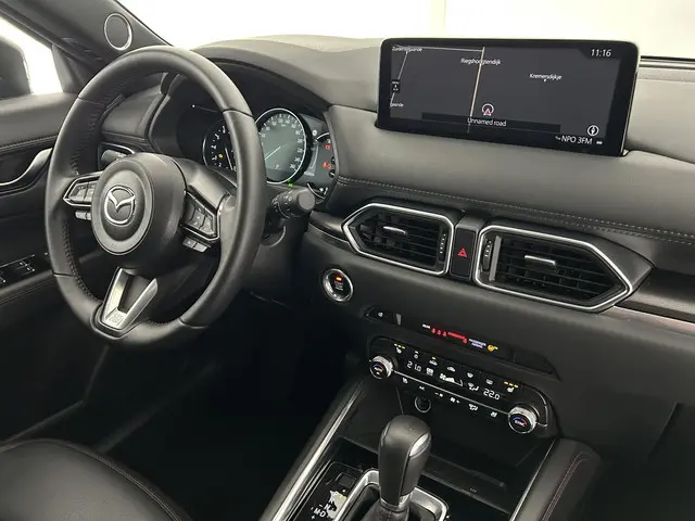 Mazda CX-5 2.5 194pk Homura Trekhaak Schuifdak Leder 360-Camera Bose Keyless Stoelverwarming