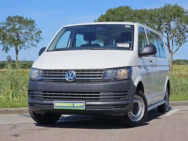 VOLKSWAGEN TRANSPORTER 2.0 TDI L2H1 9 Persoons Combi Personenbus Tourer Ex Taxi Airco BPM Vrij Euro6...