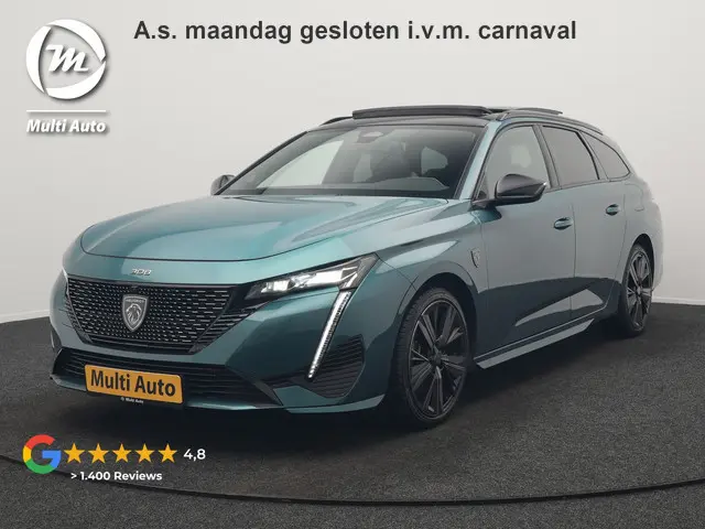 Peugeot 308 SW 1.6 Plug In Hybrid GT Pack Business 225pk Dealer O.H. PHEV | Panodak | Adaptive Cruis...