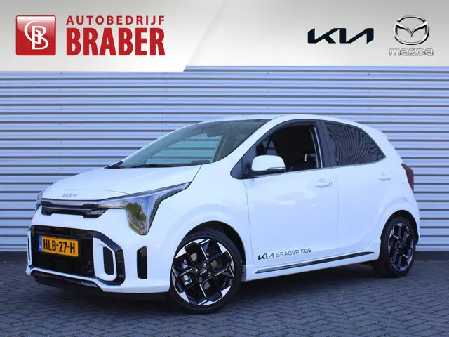 Kia Picanto 1.0 DPI GT-Line | Stuur-/stoelverwarming | Schuif-/kanteldak | Clima | Navi | 16" LM | Cruise | Camera |