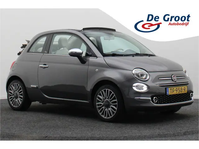 Fiat 500 C 1.2 Navigatie, Climate, Cruise, LED, 16"