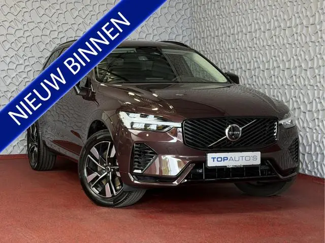 Volvo XC60 2.0 T8 455PK AWD PLUS DARK NIEUWE AUTO HARMAN KARDON 360.CAM  STOEL/STUUR VERW LEER