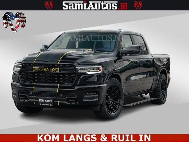 Dodge Ram LIMITED NIGHT H.O 540HP 706Nm | Massage + Full Option | De Meest Luxe en Volle Pick-Up in...