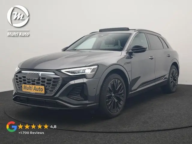 Audi Q8 e-tron 55 quattro S Edition Competition 115 kWh Dealer O.H | Panodak | Luchtvering | Camera...