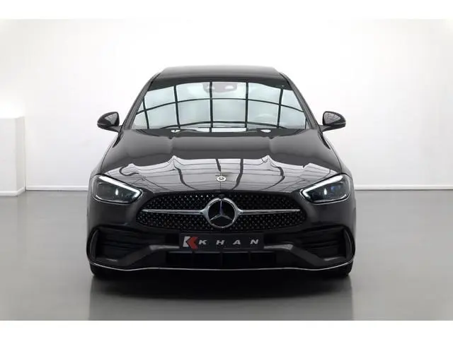 Mercedes-Benz C-klasse C300e AMG Line |Pano|Burmester|Ambient|Trekhaak|Leder|