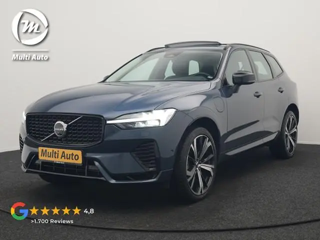Volvo XC60 T6 AWD Plus Dark PHEV 350pk Dealer O.H. | Trekhaak Af Fabriek | Panodak | 360 Camera | Ad...
