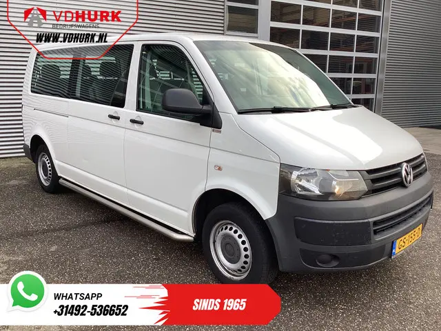 Volkswagen Transporter 2.0 TDI L2 EXPORT MARGE 9 Persoons/ Combi/ Kombi/ 9Pers./ Airco / Sidebars/ 2x2x3