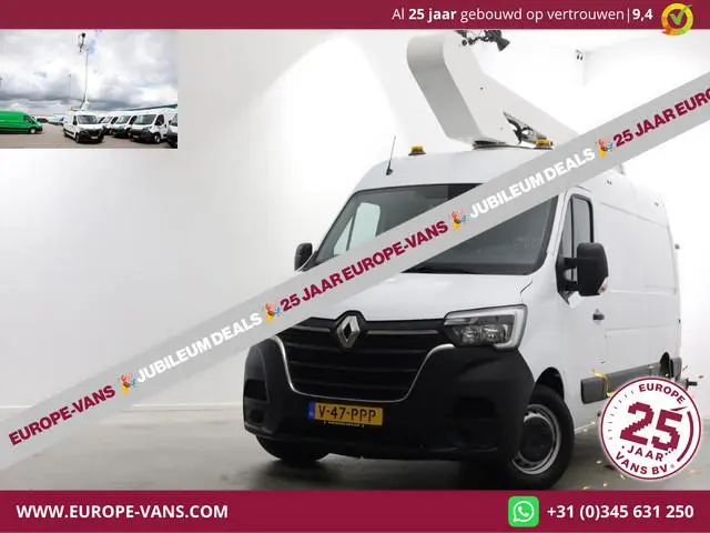Renault Master T35 2.3 dCi 145pk L2H2 121FT Hoogwerker Werkhoogte 10 meter 01-2021