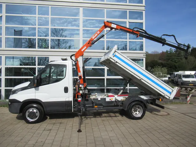 Iveco Daily 35C14 2.3 375 Kipper + ATLAS 35-A2 Kraan Krane Crane