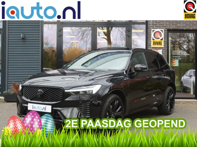 Volvo XC60 2.0 T6 350pk AWD Plus Black Edition Pano/Leder/360/HK/Headup/Elek. sportstoelen+mem/Keyle...