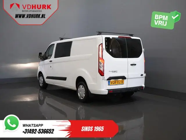 Ford Transit Custom 2.0 TDCI L2 Trend DC Dubbel Cabine Stoelverw./ Carplay/ 2.7t Trekverm./ Navi/ PD...