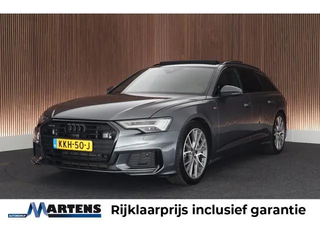 Audi A6 Avant 50 TFSIe 299pk quattro S edition B&O Panoramadak Trekhaak 360Camera Keyless Matrix ACC...