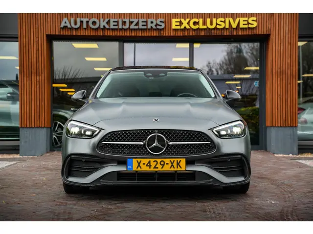 Mercedes-Benz C-klasse 200 4MATIC AMG Line Burmester Panodak Ambient 360 Camera Dode Hoek Keyless