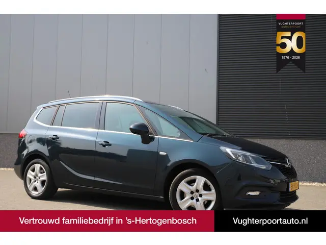 Opel Zafira 1.4 Turbo/120pk/7-persoons/Cruise/Carplay/Emerald Green/PDC/Led