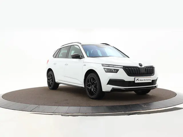 Skoda Kamiq 1.0 TSI 110pk DSG Monte Carlo · Panoramadak · Camera · P-Sensoren · Apple/Android Car Play · 18'' Inch ·