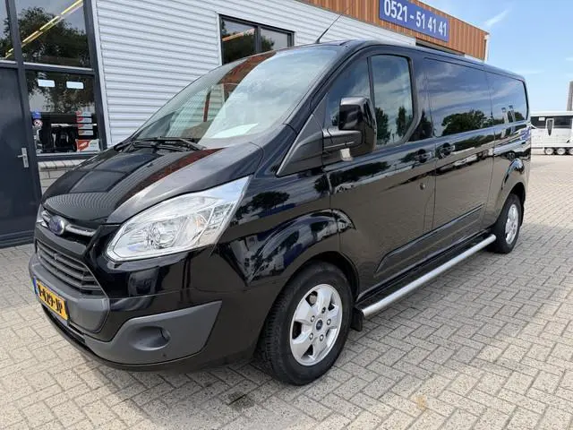 Ford Transit Custom 290 2.0 TDCI 130pk automaat L2H1 Limited DC 5 persoons / euro 6 / vaste prijs ri...
