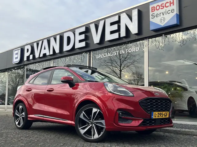 Ford Puma 1.0 EcoBoost Hybrid ST-Line X 125pk/92kW Automaat | Full Options | Panodak | Driver Assistance Pack | 19 inch | Elek. achterklep | Keyless | etc. etc.