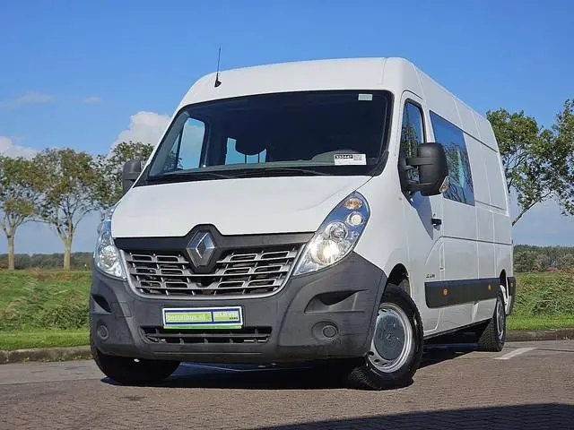 RENAULT MASTER 2.3 L3H2 Dubbele Cabine Airco NAP 1e Eigenaar Navi CruiseControl 145Pk Euro6