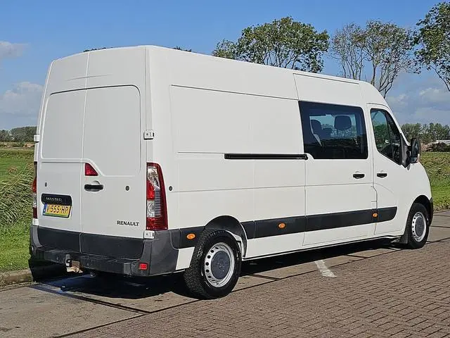 RENAULT MASTER 2.3 L3H2 Dubbele Cabine Airco NAP 1e Eigenaar Navi CruiseControl 145Pk Euro6