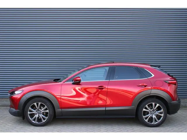 Mazda CX-30 2.0 e-SkyActiv-X M Hybrid Luxury Schuif/kanteldak Bose Carplay Vol-Leder Adap-Cruise