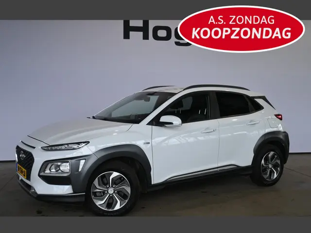 Hyundai Kona 1.6 GDI HEV Fashion Automaat Navigatie Carplay Head Up Goed Onderhouden! Inruil Mogelij...