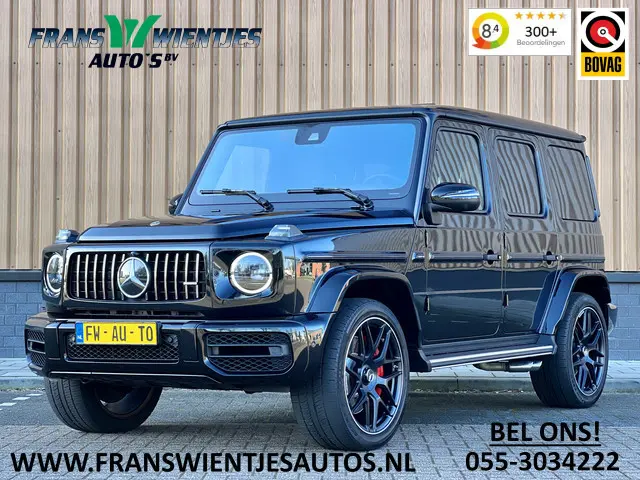 Mercedes-Benz G-klasse 63 Premium Plus | AMG | V8 | Burmester | 22" Lichtmetaal | Lederen bekleding | Massage | Widescreen | Alcantara hemelbekleding | Schuif/kantel dak |