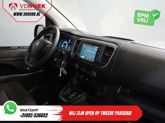 Citroën ë-Jumpy L3 75 kWh 330 km WLTP Snellader/ Carplay/ PDC/ Airco/ Cruise/ 3 Pers.