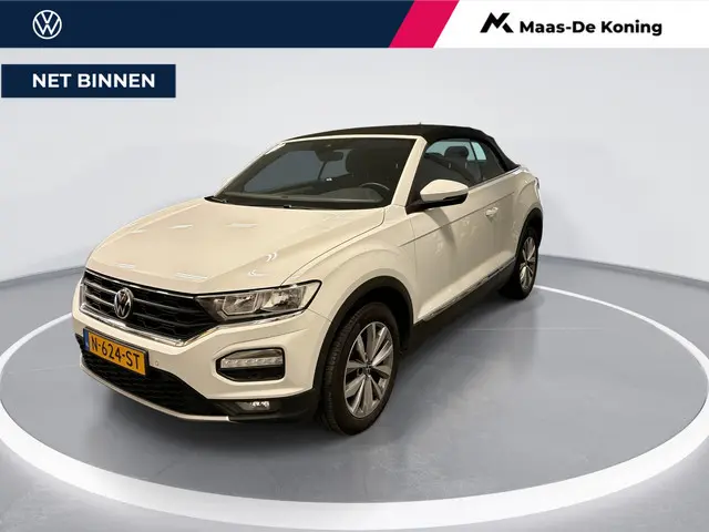 Volkswagen T-Roc Cabrio 1.5 TSI 150pk DSG Style · Apple/Android Car Play · Stoelverwarming · Alarm ·...