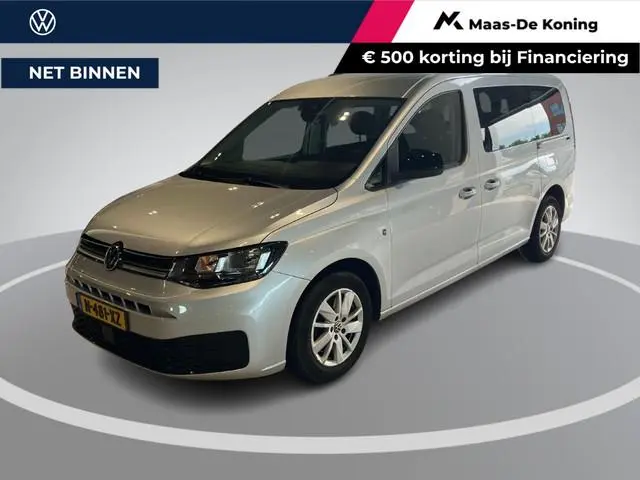 Volkswagen Caddy Maxi 1.5 TSI 7p · Navigatie · P-Sensoren · 7. Persoons · Stoelverwarming · Trekhaak...