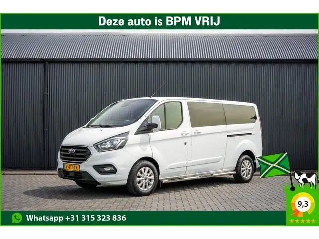 Ford Transit Custom 2.0 EcoBlue L2H1 | 170 PK | Automaat | DC 5-Zits | LED | Camera | Carplay | Crui...