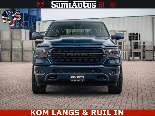Dodge RAM SPORT | 5.7 V8 4x4 HEMI | PANORAMA DAK | GROOTSCHEM 12 INCH | LPG | Patriot Blue CREW CAB...