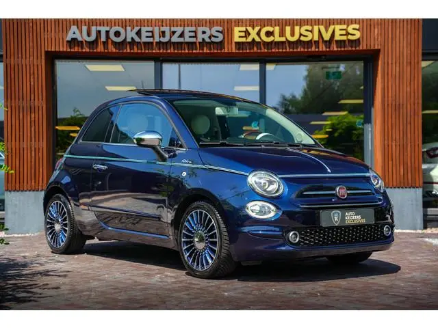 Fiat 500 0.9 TwinAir T Riva Schuifdak Leer Navigatie Cruise Control PDC