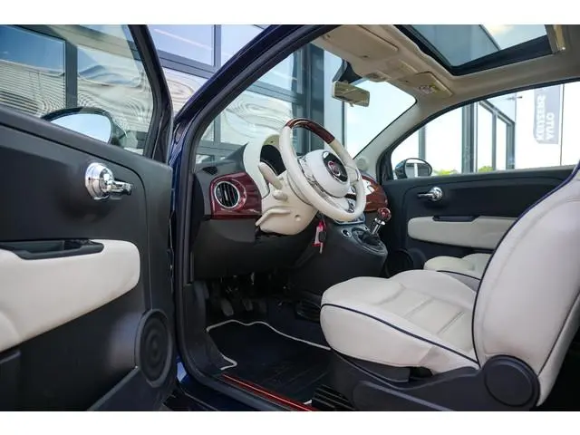 Fiat 500 0.9 TwinAir T Riva Schuifdak Leer Navigatie Cruise Control PDC